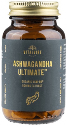 VitalVibe Ashwagandha Ultimate BIO KSM-66 500 mg extrakt