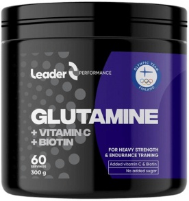 Leader Glutamine + Vitamin C + Biotin 300 g