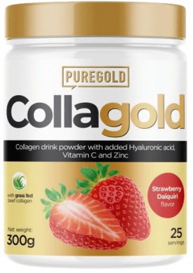 PureGold Collagold + kys. hyaluronová 300 g - citron