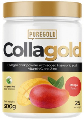 PureGold Collagold + kys. hyaluronová 300 g - citron