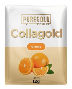 PureGold Collagold + kys. hyaluronová 12 g - malina