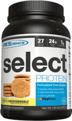PEScience Select Protein US verze 891 g - chocolate truffle + 5 x Select Protein vzorek ZDARMA