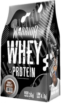 Warrior Whey Protein 2000 g - dvojitá čokoláda VÝPRODEJ (POŠK.OBAL)