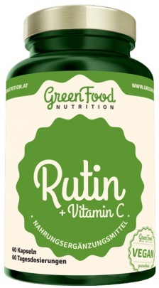 GreenFood Rutin + Vitamin C 60 kapslí