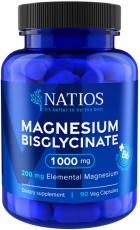 NATIOS Magnesium Bisglycinate 1000 mg + B6 90 kapslí