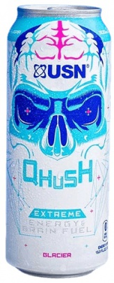 USN Qhush Energy drink 500 ml - Red rush