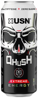 USN Qhush Energy drink 500 ml - Red rush