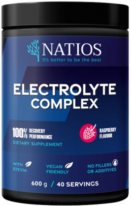 NATIOS Electrolyte Complex 600 g - malina