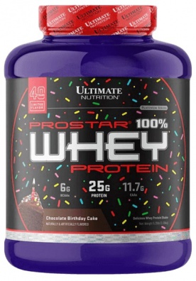 Ultimate Nutrition Prostar 100% Whey Protein 2300 g - jahoda