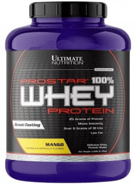 Ultimate Nutrition Prostar 100% Whey Protein 2300 g - jahoda