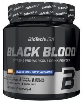 BiotechUSA Black Blood NOX+ 340 g - červený pomeranč