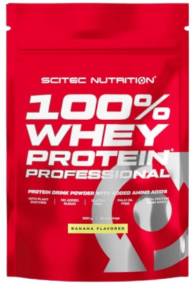 Scitec 100% Whey Protein Professional 500 g - pistácie/mandle VÝPRODEJ (POŠK.OBAL)