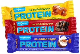 MaxSport No added sugar protein 40 g - slaný karamel
