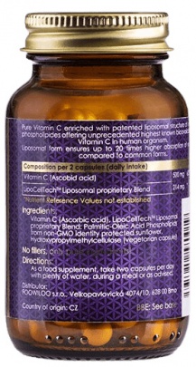 NaturLabs Liposomální vitamín C 60 kapslí
