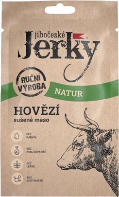 Jihočeské JERKY 20 g - hovězí s bylinkami