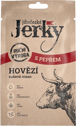 Jihočeské JERKY 20 g - hovězí s bylinkami