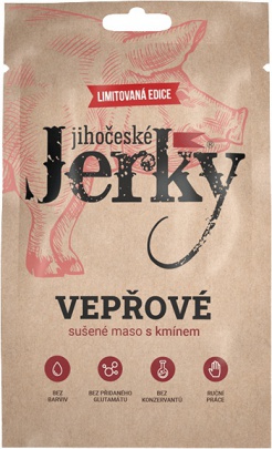 Jihočeské JERKY 20 g - hovězí s bylinkami