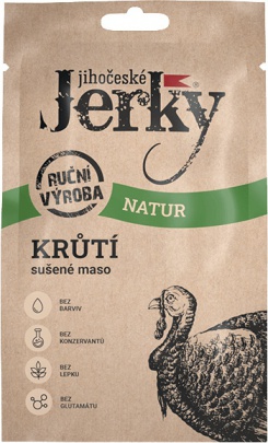 Jihočeské JERKY 20 g - krůtí bejby