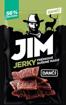 Jim Jerky 23 g - hovězí/slanina