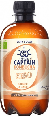 Captain Kombucha 400 ml - ZERO original VÝPRODEJ 28.3.2025