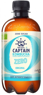 Captain Kombucha 400 ml - ZERO zázvor/citron