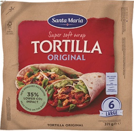 Santa Maria Tortilla - Wrap original VÝPRODEJ (DMT 05.03.2024)