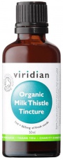Viridian Milk Thistle (ostropestřec) Tincture 50ml Organic DOPRODEJ