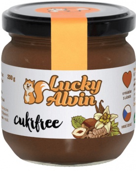 Lucky Alvin Cukrfree Lískooříškový krém 200 g VÝPRODEJ DMT 30.08.2026