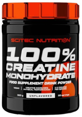 Scitec 100% Creatine Monohydrate 300 g neochucený