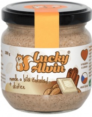 Lucky Alvin Mandle a bílá čokoláda + skořice
