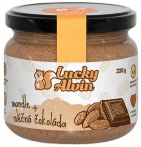 Lucky Alvin Mandlový krém s mléčnou čokoládou 330 g