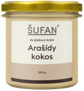 Šufan Arašídovo-kokosové máslo - 300 g VÝPRODEJ 28.3.2025