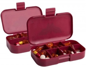 SmartShake Pill Box organizer DC 2 pack - Batman