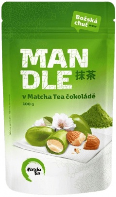 Matcha Tea Mandle v Matcha Tea čokoládě 100 g
