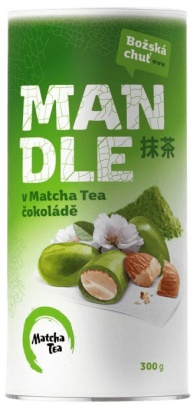 Matcha Tea Mandle v Matcha Tea čokoládě 100 g VÝPRODEJ 5.2024