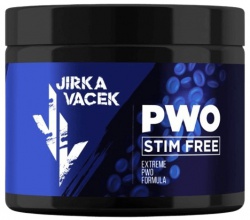 Fitness007 PWO Stim Free Jirka Vacek 480 g - jahodový sorbet