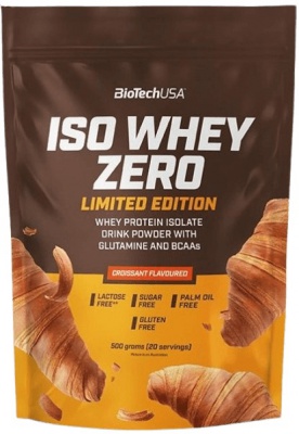 BioTechUSA Iso Whey Zero 500 g - lískový ořech + Zero Bar 50 g ZDARMA