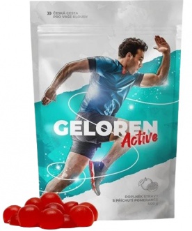 Geloren Active 90 želé tablet - pomeranč + vzorek 6 tablet ZDARMA