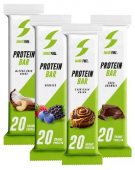 SmartFuel protein bar 60 g - Křupavé arašídy s bílou čokoládou