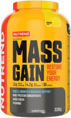Nutrend Mass Gain 2100 g - banán