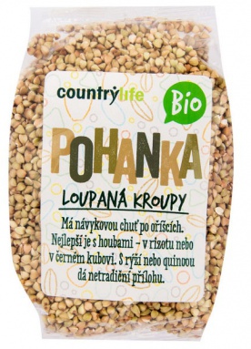 Country Life BIO Pohanka loupaná kroupy 500g