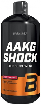 BioTechUSA AAKG Shock 1000 ml - višeň