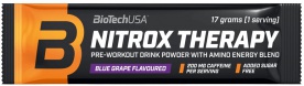 BioTechUSA NitroX Therapy 17 g - modrý hrozen