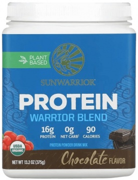 Sunwarrior Protein Warrior Blend 375g - Moka VÝPRODEJ