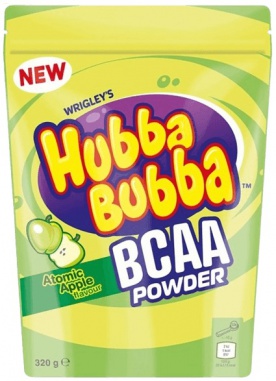 Hubba Bubba BCAA Powder 320 g - modrá malina