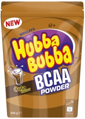 Hubba Bubba BCAA Powder 320 g - modrá malina