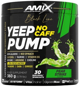 Amix Black Line Yeep Pump NO CAFF 360 g - pear strike