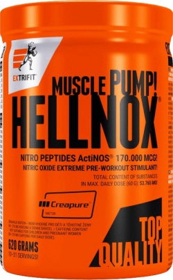 Extrifit Hellnox 620g - pomeranč