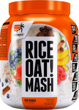 Extrifit Rice & Oat Mash 900 g - borůvka