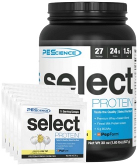 PEScience Select Protein US verze 850,5 g - Cake Pop + 5 x Select Protein vzorek ZDARMA